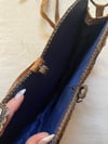 1970s python HEART purse