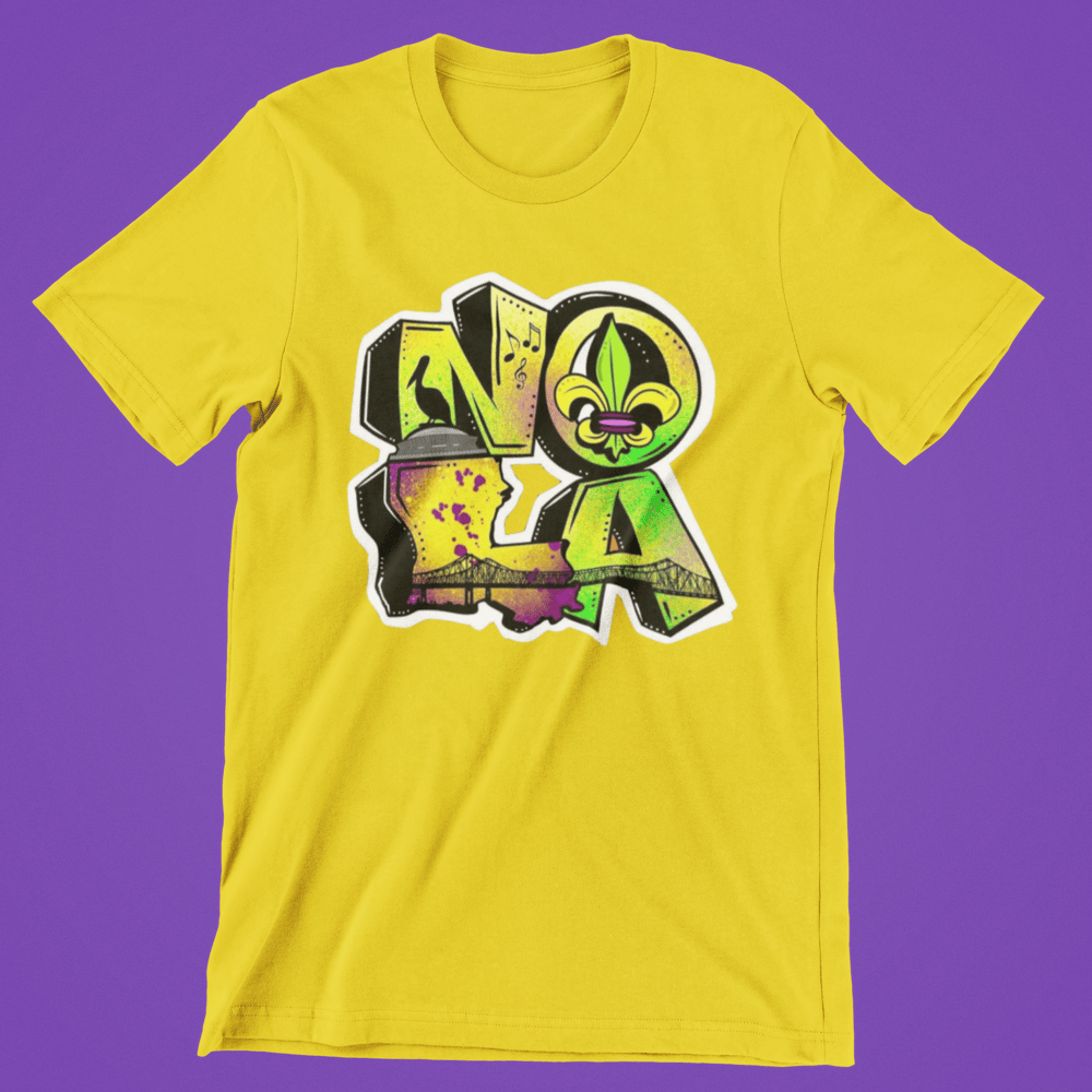 NOLA Graphic Tee (Mardi Gras Edition)