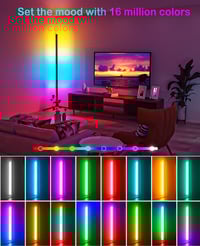 PRE-ORDER Living Room Dimmable Corner Floor Lamp 150cm Stand Tuya Smart RGB LED