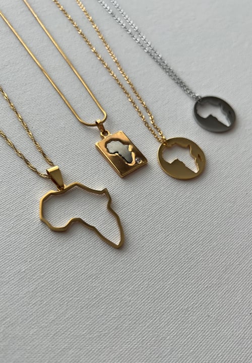 Image of EARTH GANG • Africa Necklace Set