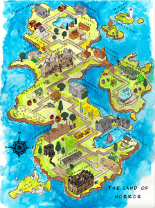 Image of The Land Of Horror Map