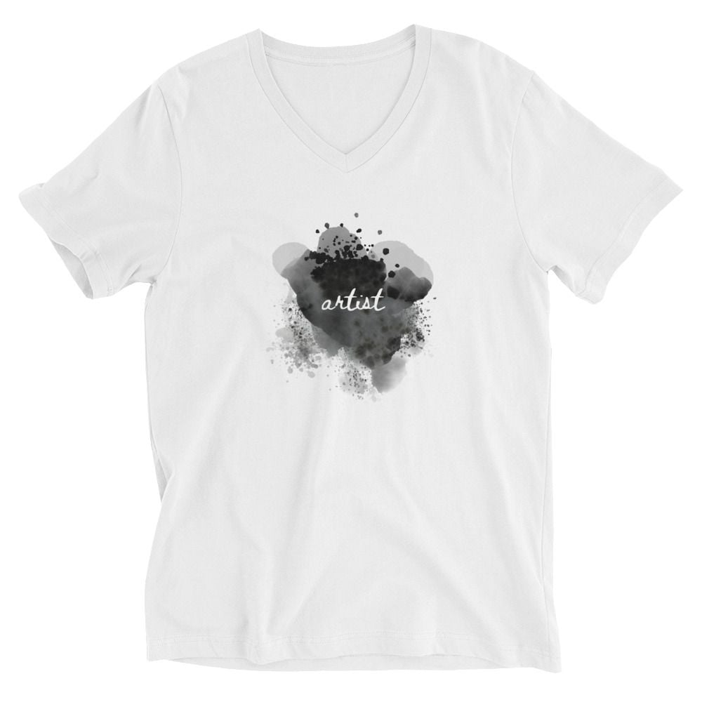 Image of ARTIST Unisex Short Sleeve V-Neck T-Shirt