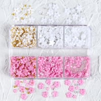 Image 2 of 3D Flower nail charms