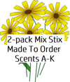 2-pack Mix Stix Wax Melts ~ Made To Order ~ Scents A-K