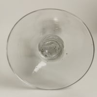 Image 2 of 18th Century Georgian Multiple Spiral Air Twist Stem Wine Glass c1750
