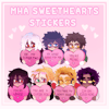 BNHA SWEETHEART STICKERS