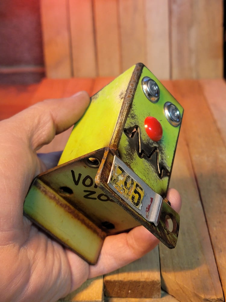 Image of Robot desk organizer green conveyer