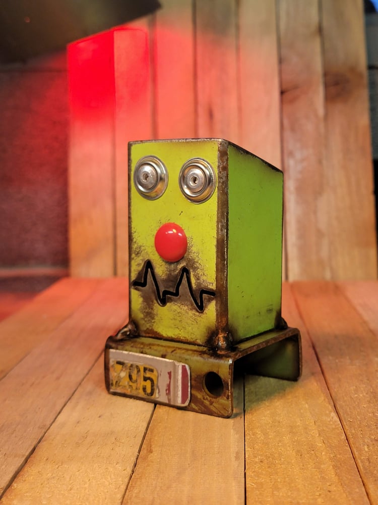 Image of Robot desk organizer green conveyer