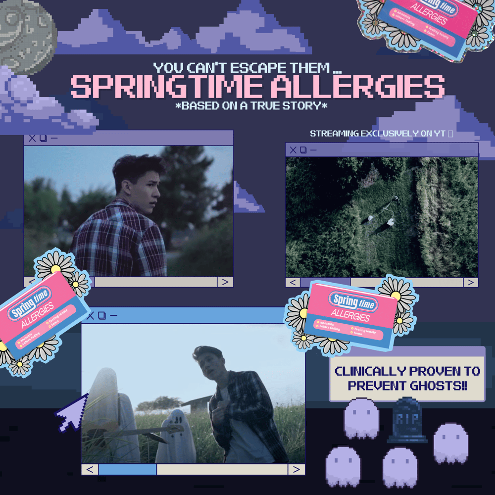 Image of Springtime Allergies Sticker *Holographic*