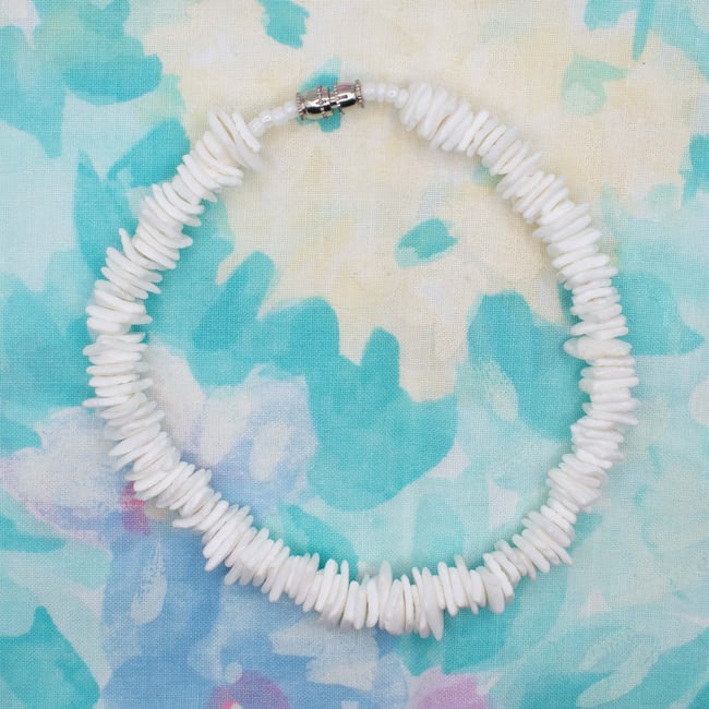 White Puka Shell Bracelet