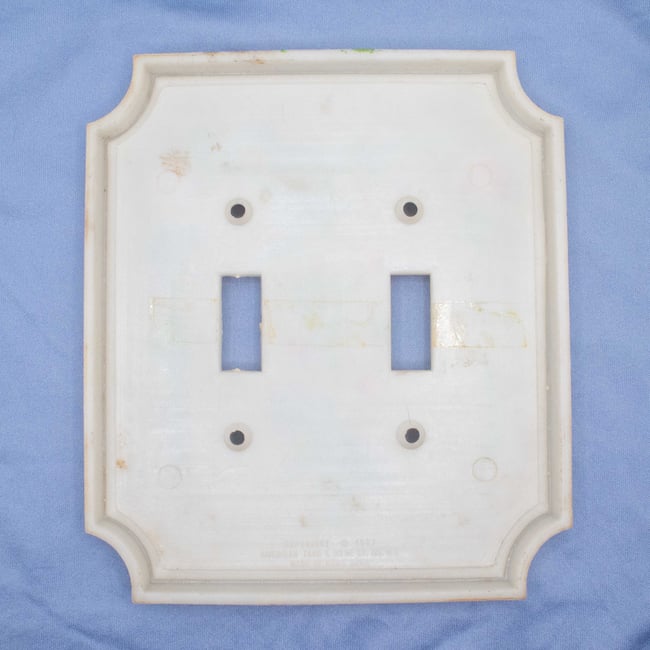Vntg 1967 Floral Light Switch Outlet Cover