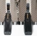 Image of Vtg. Gucci Black Leather Shoulder Bag.