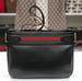 Image of Vtg. Gucci Black Leather Shoulder Bag.