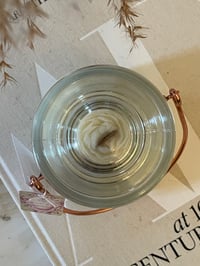 Image 3 of Thy Sweet Grace Bougie Fleurie Soy Candle in Lidded Rose Gold Handle Lantern 