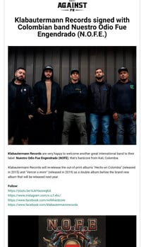 Image 3 of N.O.F.E. "Nuestro Odio Fue Engendrado"