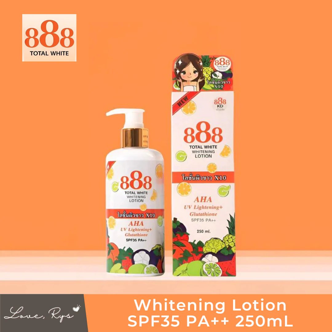 888 TOTAL WHITE Whitening Lotion