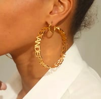 Image 2 of 360 Name Hoop 