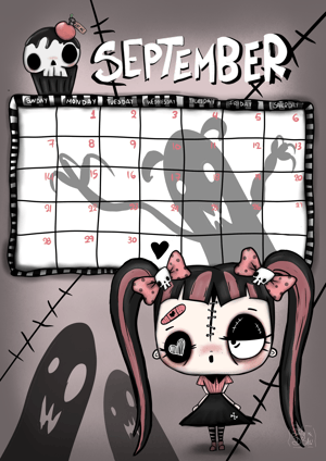 DirtyDolls Calendar 2025! Digital 