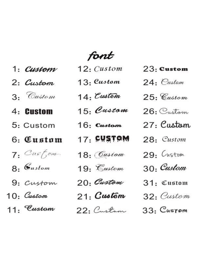 Image 2 of Custom Name W/ Initial 