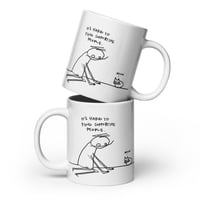Image 2 of supportive people White glossy mug 