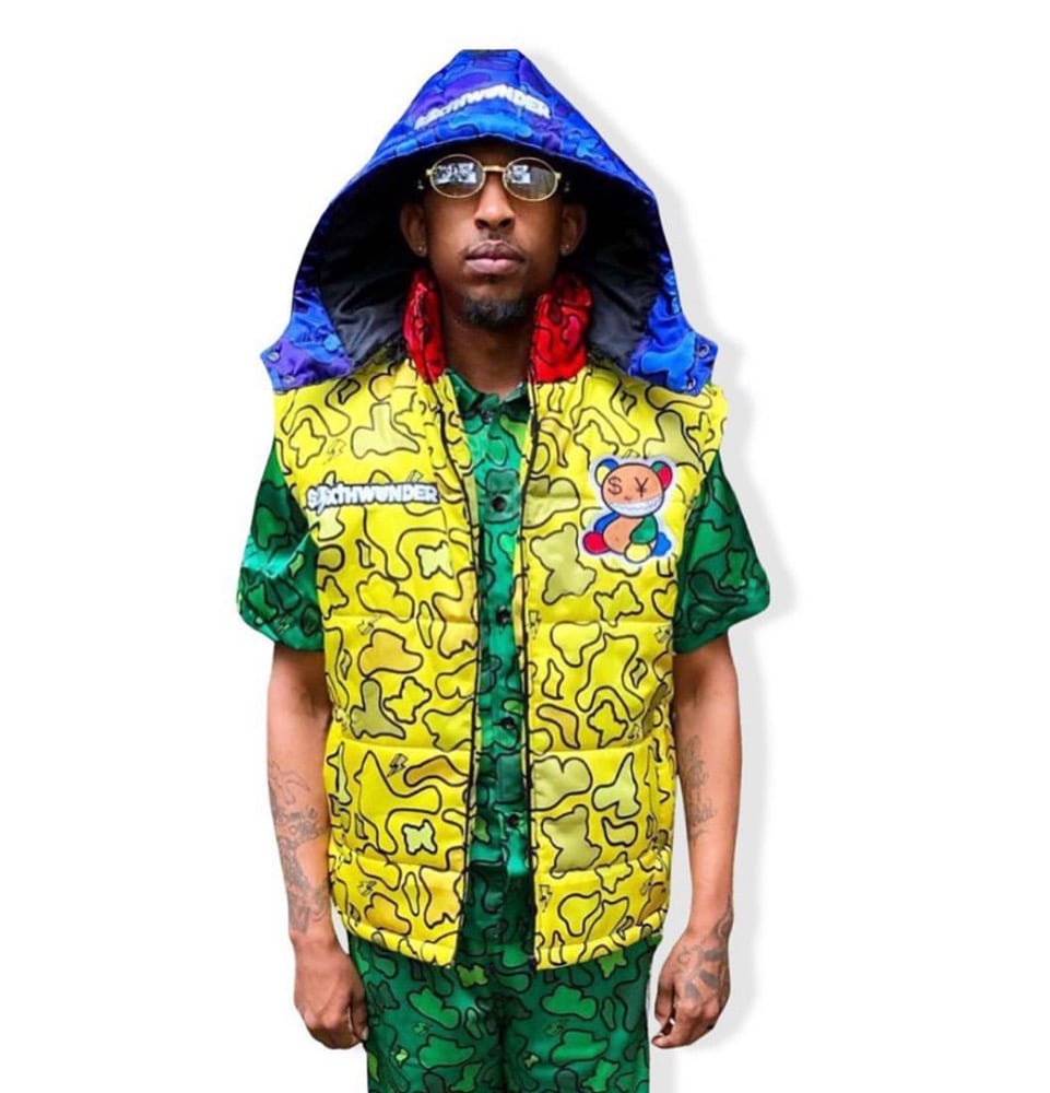 Image of Sixthwonder Multi-color Camo Vest