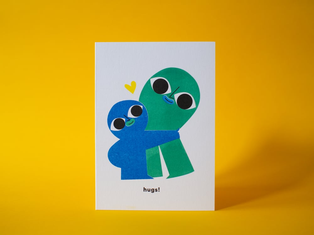 Image of Hugs - greeting card