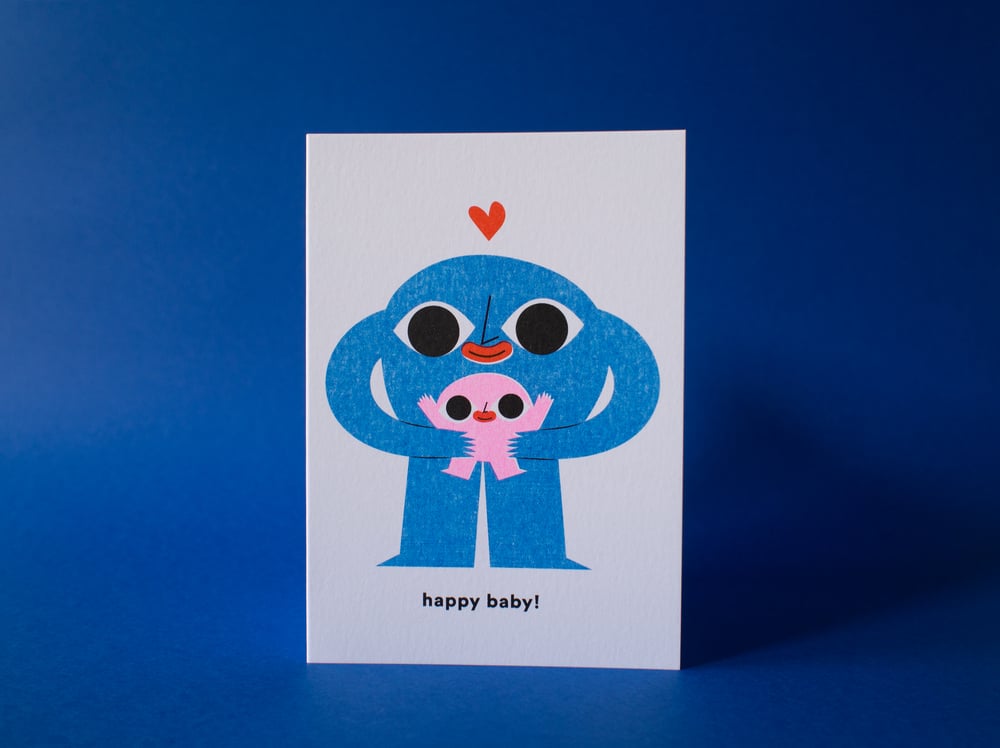Image of Happy Baby – greeting card