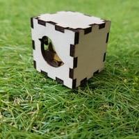 Image 1 of Foraging Cube Foot Toy