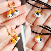 FFXIV MINI FAT CAT NECKLACE/EARRING (Pre-Order)