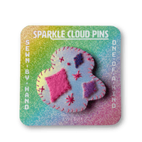 Sparkle Cloud Pin - Mercury Sunset