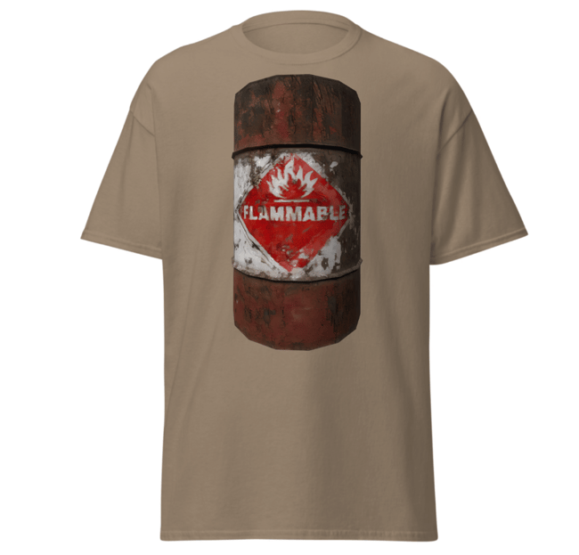 Flammable Barrel Tee