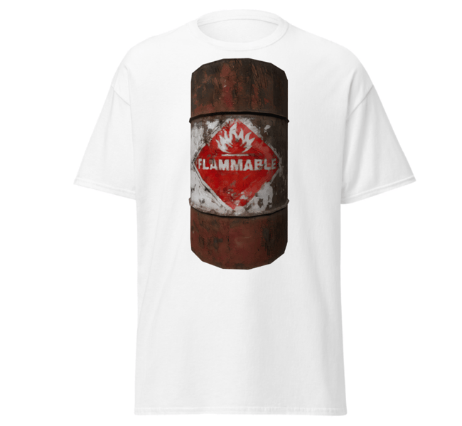 Flammable Barrel Tee