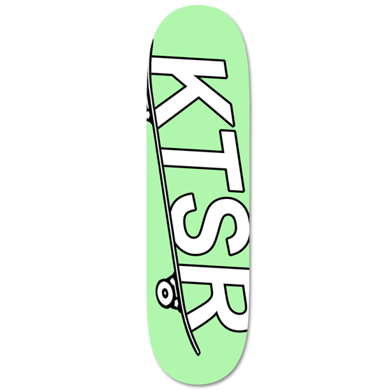 Image of Big Logo Skateboard Deck - Mint