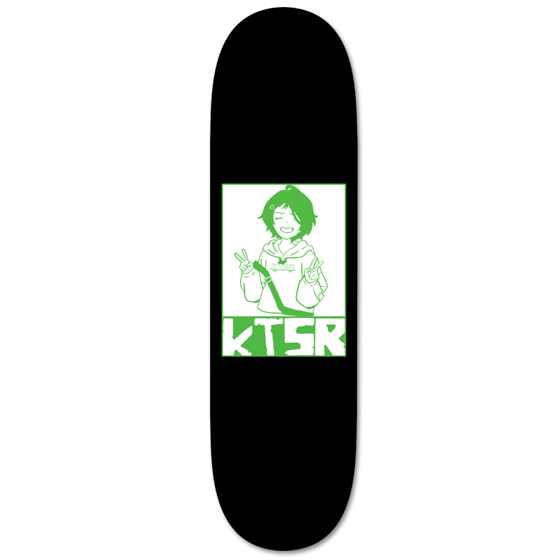 Image of Wonder Skateboard Deck - Black