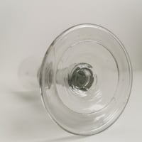 Image 5 of Antique Georgian Balustroid Folded Foot Cordial Glass c1740s