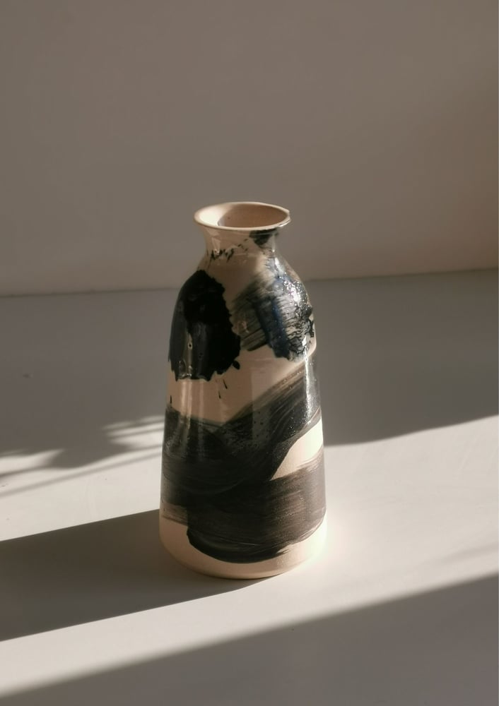 Image of Slip Decorated Vase