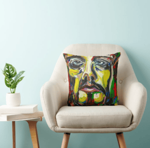 Image of No Fear Throw Pillow
