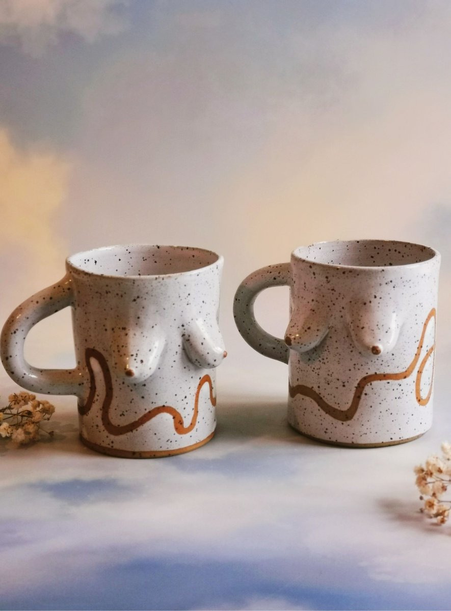 Buy Handmade Boob Mug With Flaws Ceramic Tits Mug Boob Mug Tits