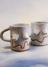 Image 1 of MADE TO ORDER Speckled Boob Mugs 