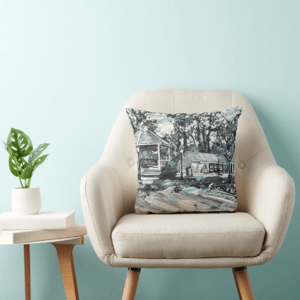 Image of Roebling Park Throw Pillow