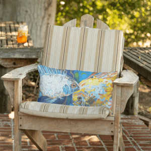 Image of Go Fish Throw Pillow