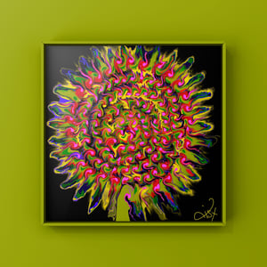 Sunflower ( Black/Yellow/Pink ) 