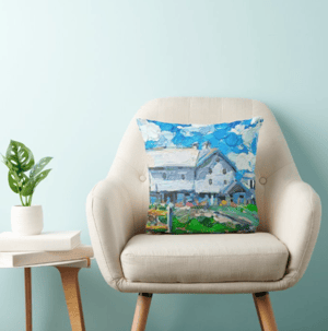 Image of Vettori's Farm Throw Pillow