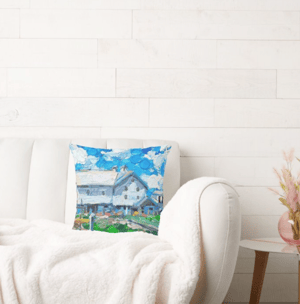 Image of Vettori's Farm Throw Pillow