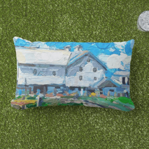 Image of Vettori's Farm Throw Pillow