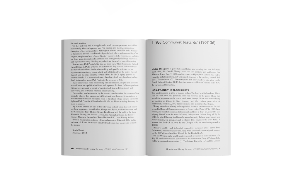 Granite and Honey: The story of Phil Piratin, Communist MP