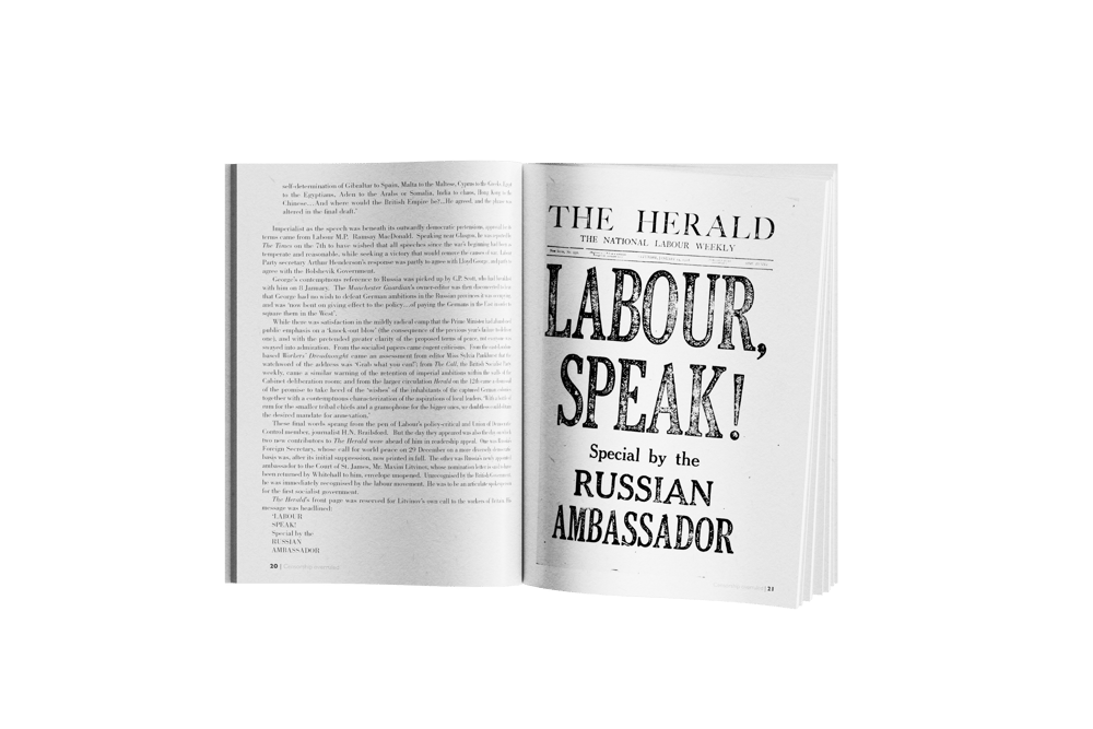 Censorship overruled: an alternative history of 1918