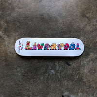 Image 1 of LIVERPOOLl 8in" Skate Deck
