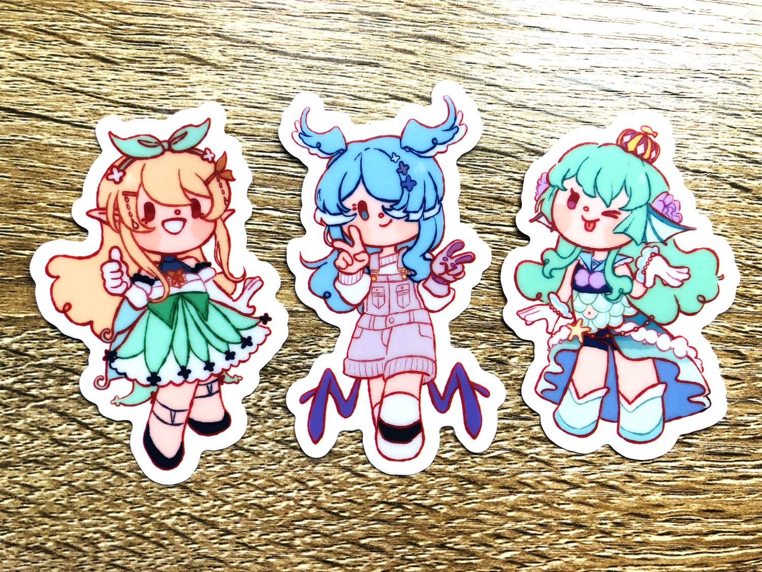 NIJIEN: Lazulight Stickers - Set of 3