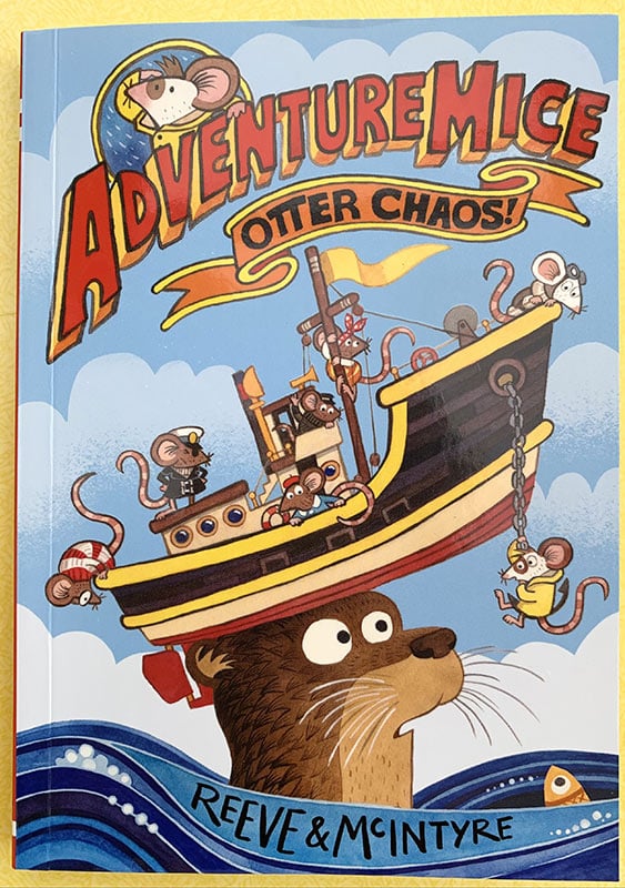 Otter Chaos original art: Reeve and McIntyre mouse authors | sarahmcintyre